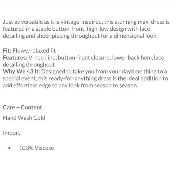 Free People Rococo Sand Low Long Dress - Picture 10 of 11